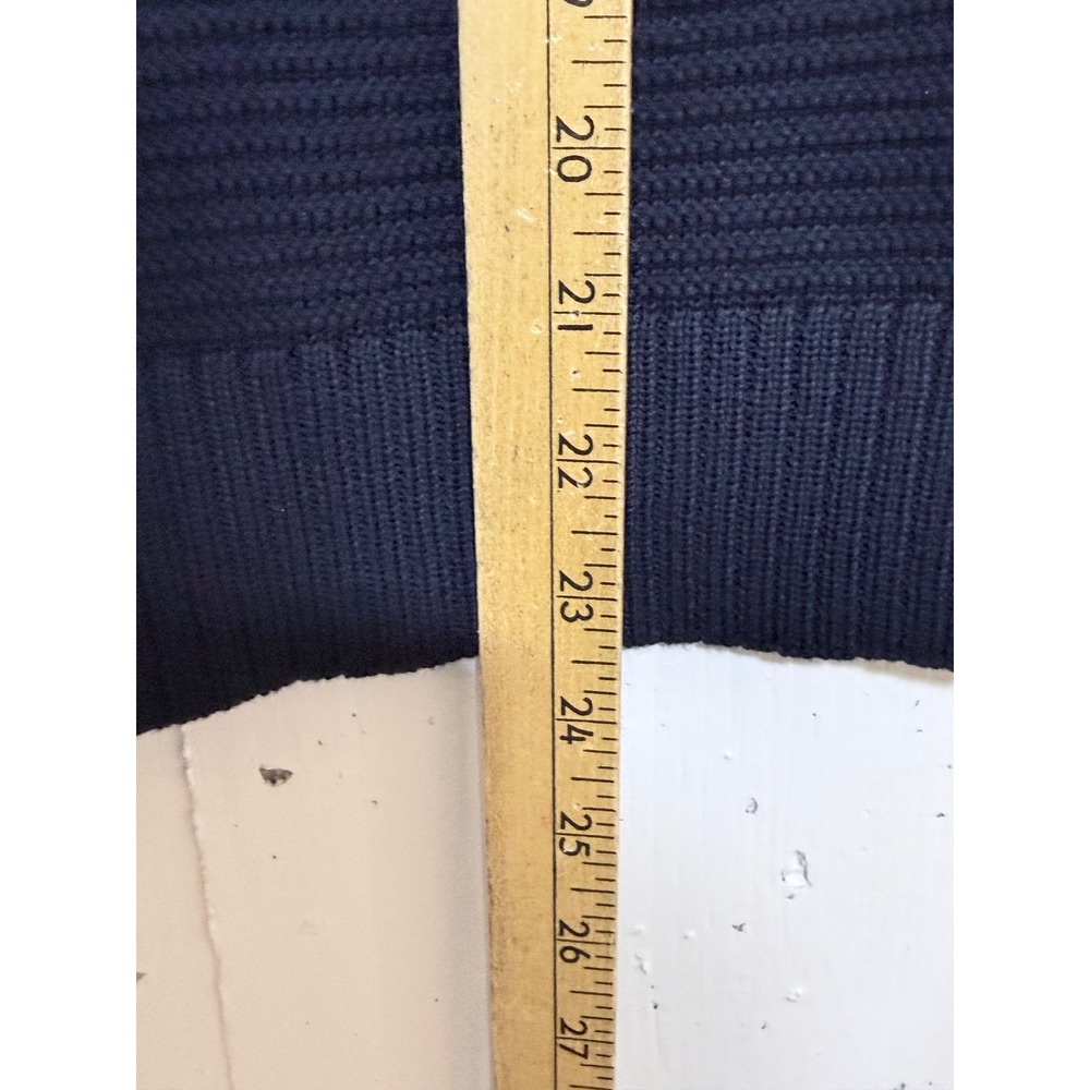 Tommy Hilfiger Navy Cable Knit Halter Sweater Tank Top J52S0675 Womens M NWT - Picture 5 of 7